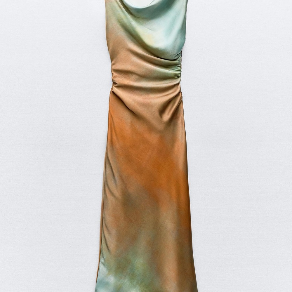 Zara tie dye midi dress